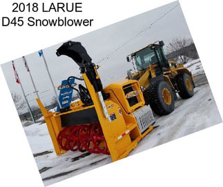 2018 LARUE D45 Snowblower