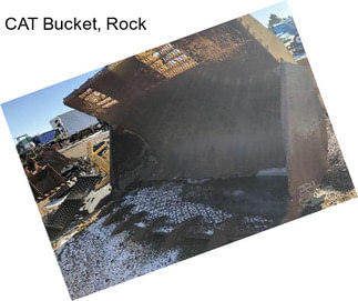 CAT Bucket, Rock