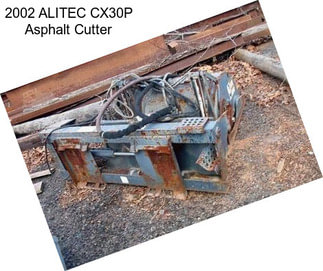 2002 ALITEC CX30P Asphalt Cutter