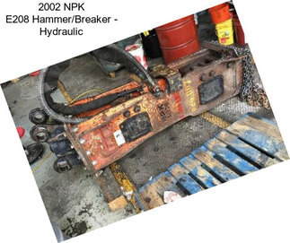 2002 NPK E208 Hammer/Breaker - Hydraulic