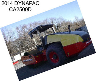 2014 DYNAPAC CA2500D
