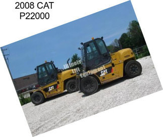 2008 CAT P22000