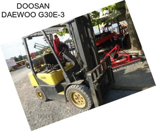 DOOSAN DAEWOO G30E-3