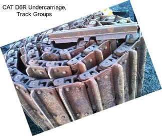 CAT D6R Undercarriage, Track Groups