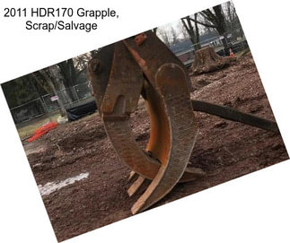 2011 HDR170 Grapple, Scrap/Salvage