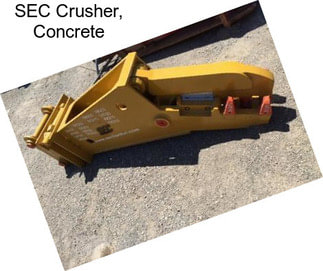 SEC Crusher, Concrete