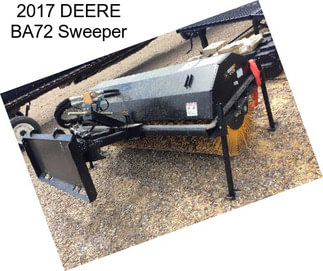 2017 DEERE BA72 Sweeper
