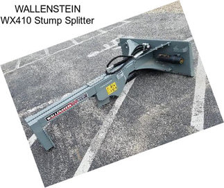 WALLENSTEIN WX410 Stump Splitter