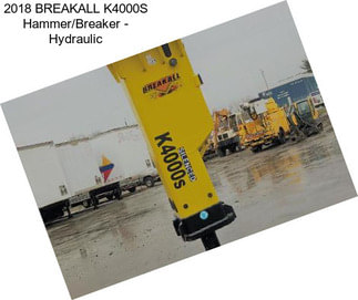 2018 BREAKALL K4000S Hammer/Breaker - Hydraulic