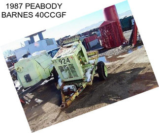 1987 PEABODY BARNES 40CCGF