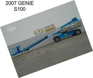 2007 GENIE S100