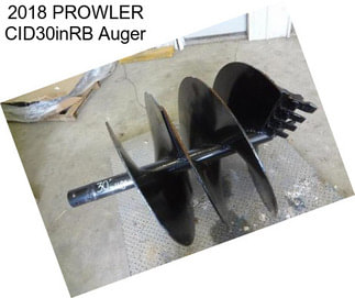 2018 PROWLER CID30inRB Auger