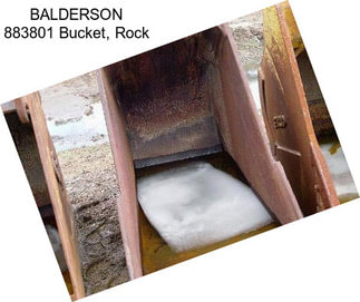 BALDERSON 883801 Bucket, Rock