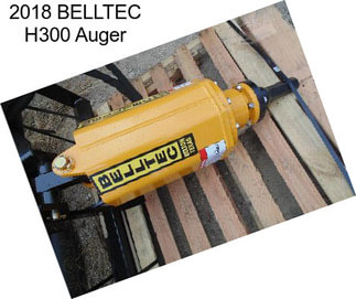 2018 BELLTEC H300 Auger