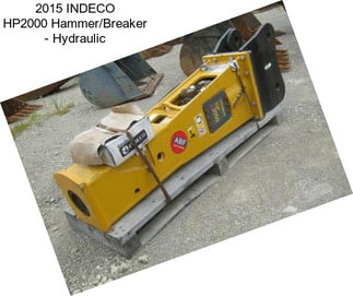 2015 INDECO HP2000 Hammer/Breaker - Hydraulic