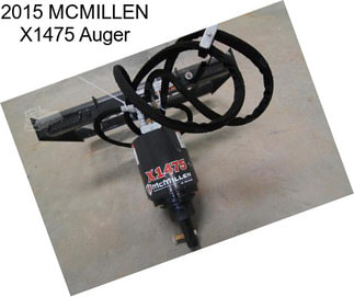 2015 MCMILLEN X1475 Auger