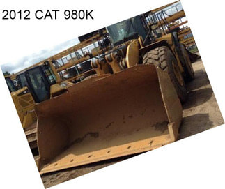 2012 CAT 980K