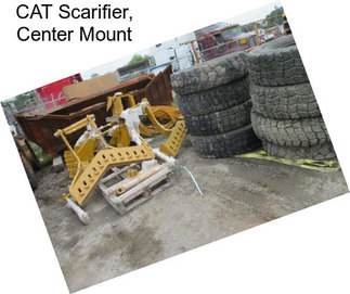 CAT Scarifier, Center Mount