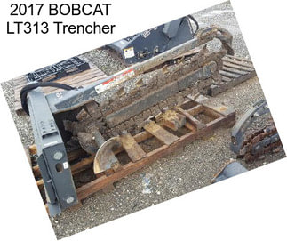 2017 BOBCAT LT313 Trencher