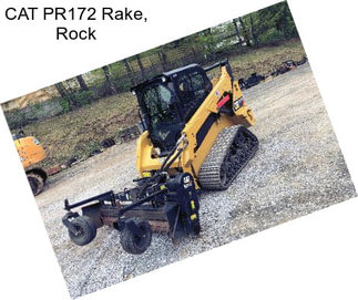 CAT PR172 Rake, Rock