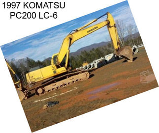 1997 KOMATSU PC200 LC-6