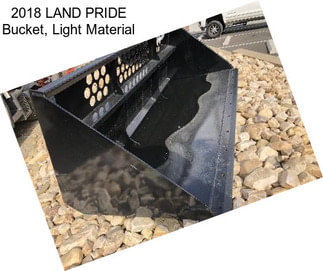 2018 LAND PRIDE Bucket, Light Material