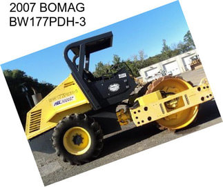 2007 BOMAG BW177PDH-3