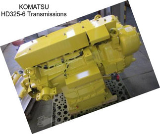 KOMATSU HD325-6 Transmissions