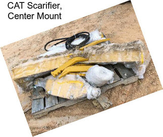 CAT Scarifier, Center Mount