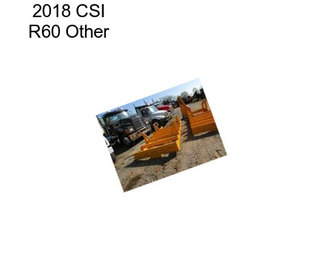 2018 CSI R60 Other