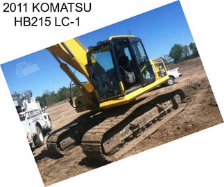 2011 KOMATSU HB215 LC-1