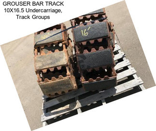 GROUSER BAR TRACK 10X16.5 Undercarriage, Track Groups