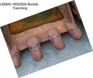 LEMAC HDS2524 Bucket, Trenching