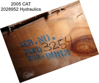 2005 CAT 2028952 Hydraulics