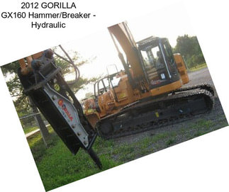 2012 GORILLA GX160 Hammer/Breaker - Hydraulic