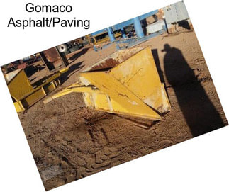 Gomaco Asphalt/Paving