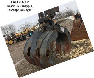 LABOUNTY RGS192 Grapple, Scrap/Salvage