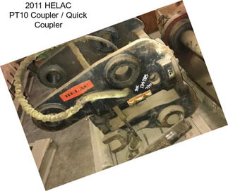2011 HELAC PT10 Coupler / Quick Coupler