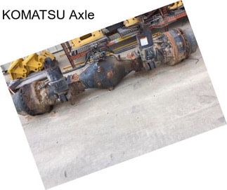 KOMATSU Axle