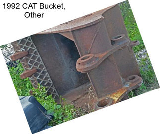 1992 CAT Bucket, Other