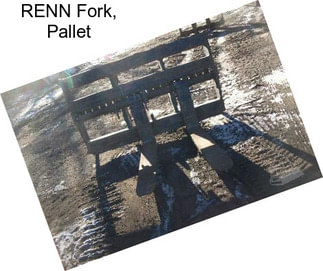 RENN Fork, Pallet