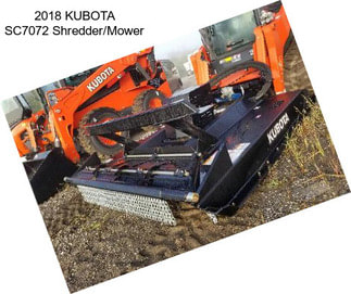 2018 KUBOTA SC7072 Shredder/Mower