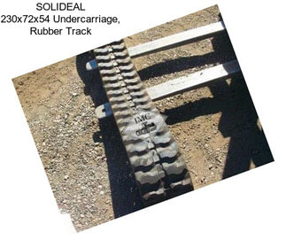 SOLIDEAL 230x72x54 Undercarriage, Rubber Track