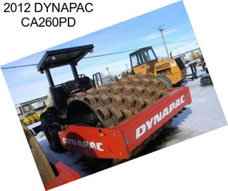 2012 DYNAPAC CA260PD