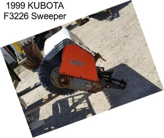1999 KUBOTA F3226 Sweeper