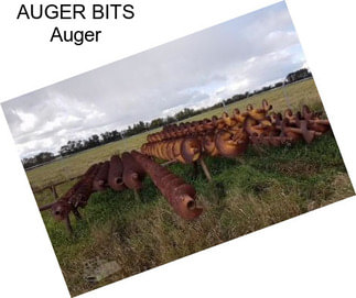 AUGER BITS Auger