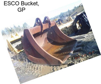 ESCO Bucket, GP