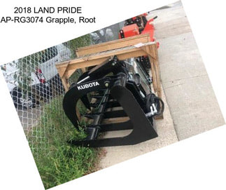 2018 LAND PRIDE AP-RG3074 Grapple, Root