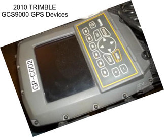 2010 TRIMBLE GCS9000 GPS Devices