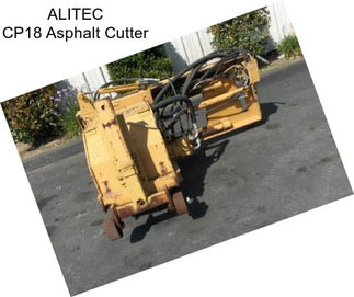 ALITEC CP18 Asphalt Cutter